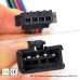 Conector Macho-Hembra 4 Pin RGB con Cable Plano 